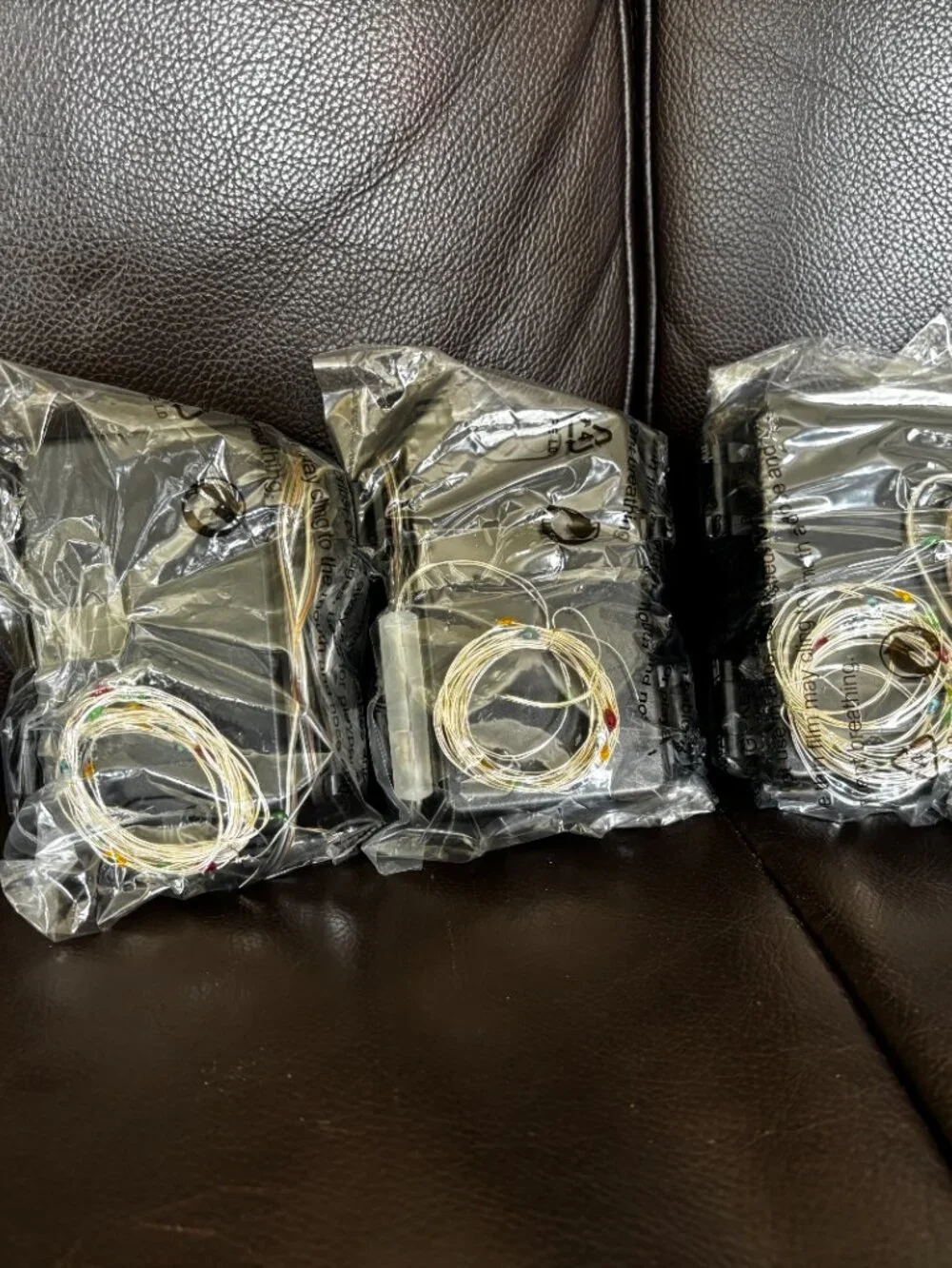 NEW Bethlehem Lights Set of 3 Micro Fairy Lights - Silver Wire & Multicolor bulb